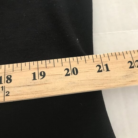 Ruffle Hem Black Dress - Picture 7 of 8